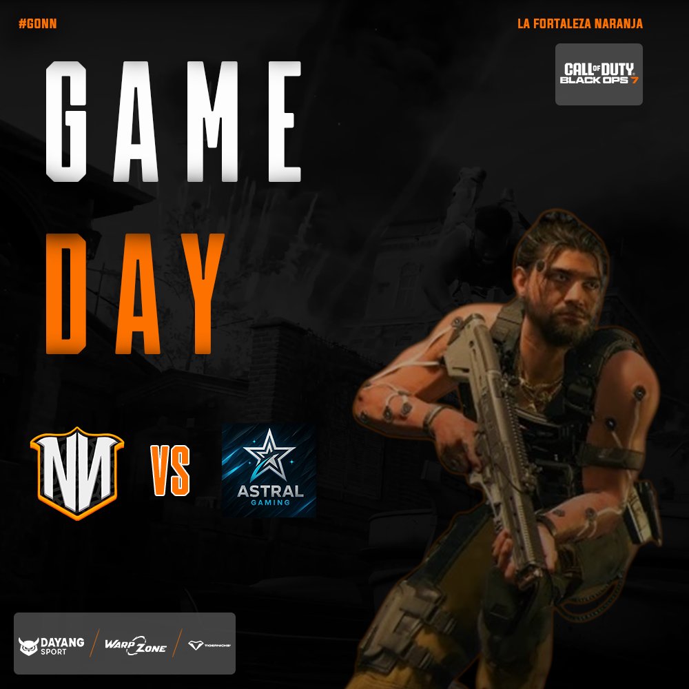 #CallofDuty | ¡𝐆𝐀𝐌𝐄𝐃𝐀𝐘!

🏆 | #FECODQualifer2 - <a href="/FECOD_es/">FECOD - Federación Española de Call of Duty</a>
🆚 | @AstralBuLaa 
⏰ | 20:00h

𝐑𝐎𝐒𝐓𝐄𝐑
@PaleloCOD
<a href="/TojoR18/">Toni</a>
<a href="/ganstachii/">Gansta</a>
<a href="/Brianator14/">Brianator</a>
 
#GoNN 🧡