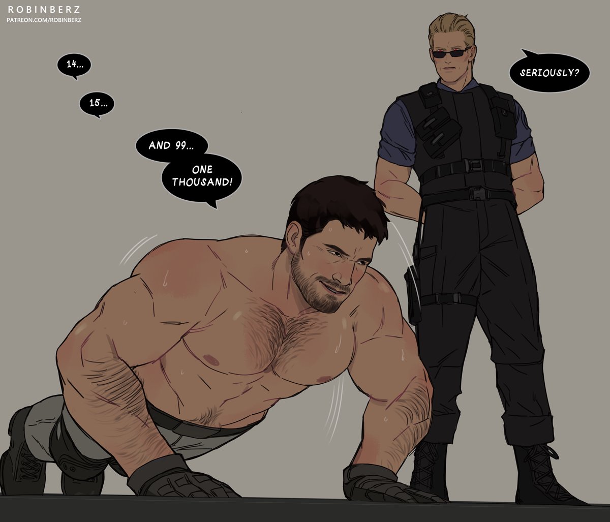 robinart25's tweet image. I love this comic where Chris is being such a goofball  😆