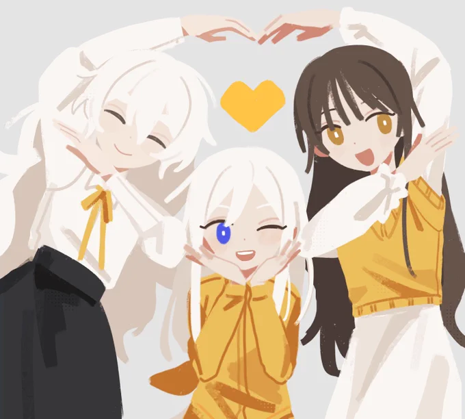 Cute girls whose signature color is yellow are always my fav