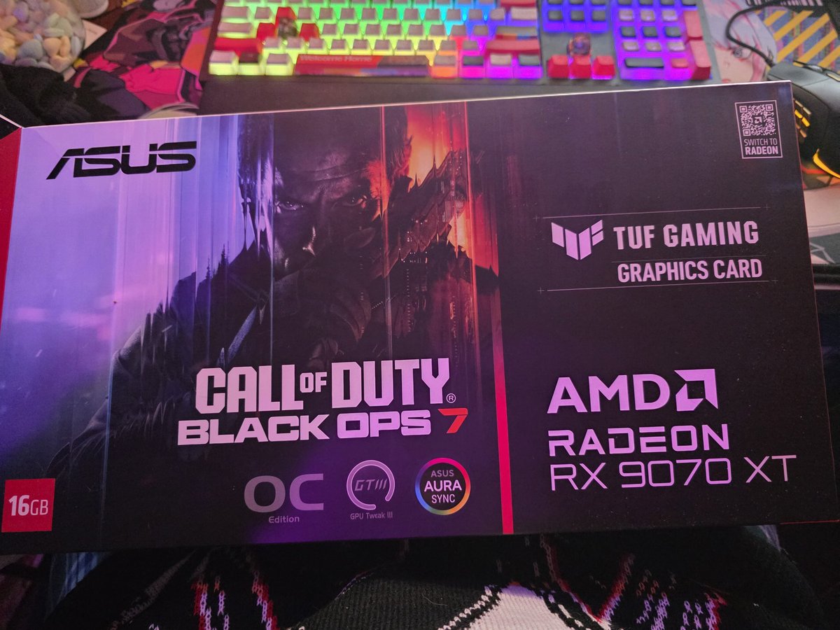 TheLostDrake's tweet image. Well @AMDGaming hooked it UP! Today I will be showcasing it LIVE ON STREAM at 12pm MST LIVE! Showing the raw power and performance along with the new REDSTONE features!

THE POWER
THE HYPE
THE ENERGY
.......GAMING DONE RIGHT!

@AMD bringing the Fire with this @AMDRadeon RX 9070XT…
