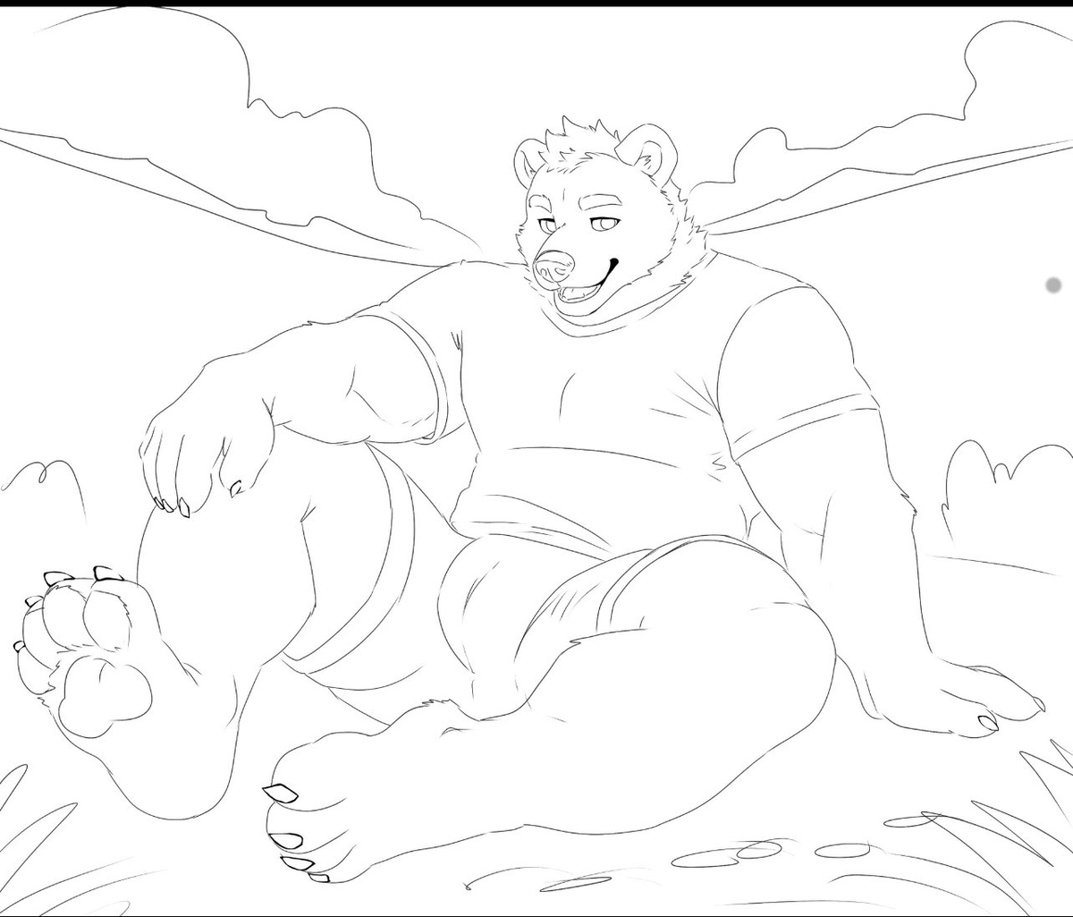 LueZeu27's tweet photo. @Growly6 @Mr_Nellory @PupCoffeeBear @BjornArctic Do know how a sketch look like? he traced the ai for the client that final result it just give the client the AI generate art that it https://t.co/EANmLus8fv