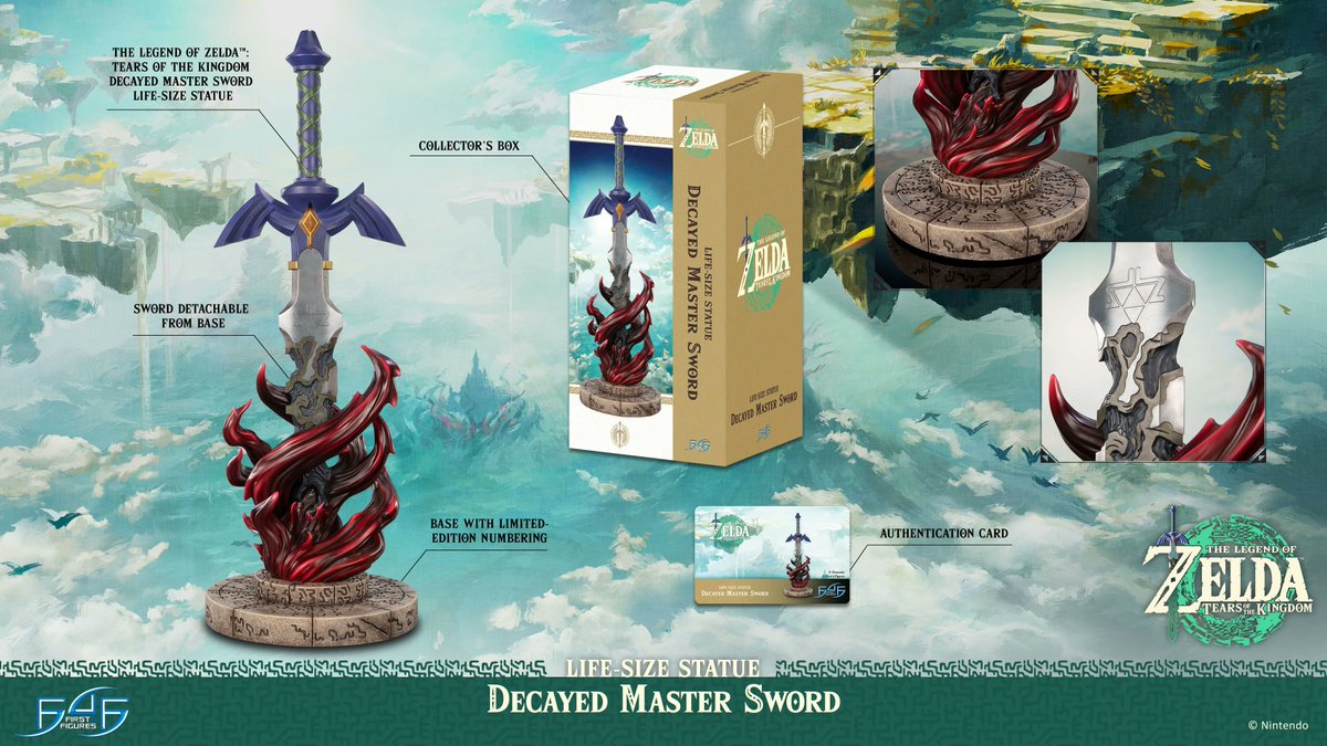 The Legend of Zelda: Tears of the Kingdom Decayed Master Sword