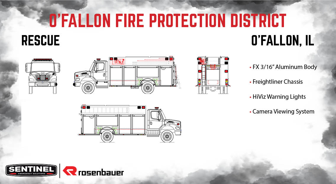 Sentinel_EmgSol's tweet image. NEW ORDER!
The O’Fallon Fire Protection District in O’Fallon, IL recently ordered this @rosenbauerus rescue! Thank you Chief Brad White and the O’Fallon Fire Department for your trust in Sentinel Emergency Solutions and Rosenbauer!
sentineles.com/ofallonil/