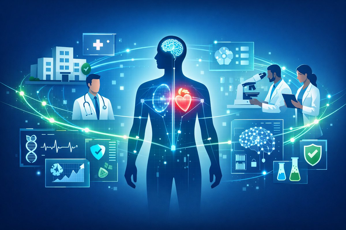 ApurbaKR3's tweet photo. What if you could know about a serious disease before you even feel sick?
Early detection saves lives,lower medical costs and full control over your health.
Here is @LifeNetwork_AI.
#LifeAI an AI platform helping organizations launch life science products faster and at lower cost https://t.co/T7AwLnO293