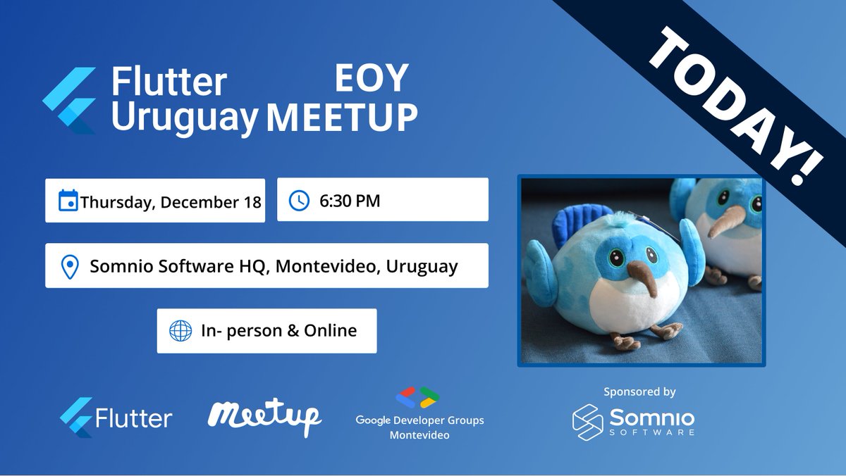 Flutter Uruguay 💙 tweet media