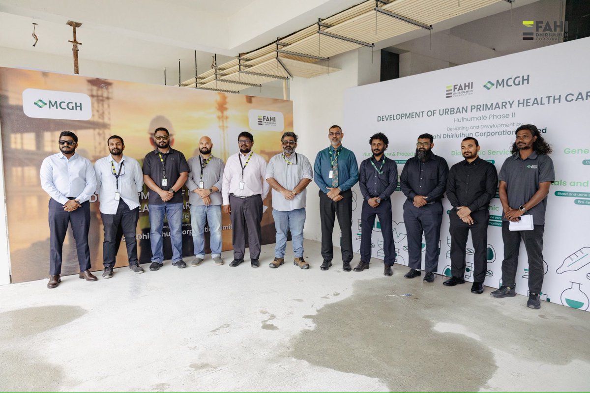 Highlights from today’s event marking the commencement of development works for the UPHC at Aman Udhares Tower 6, Hulhumalé Phase 2.

#fahidhiriulhun #aman #fdc <a href="/HMH_mv/">Hulhumalé Hospital</a>