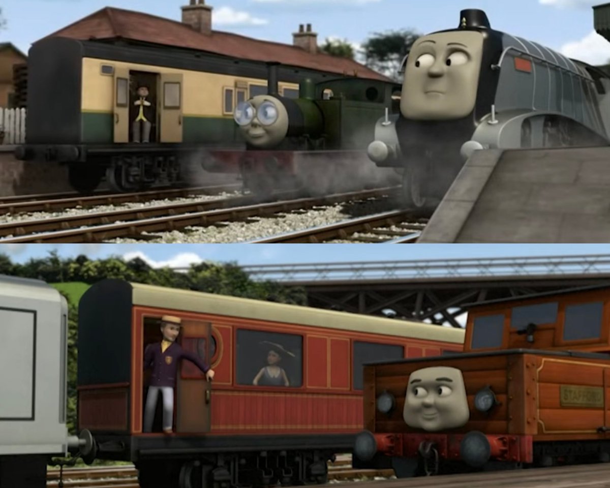 That time in the Nitrogen era where human characters kept opening carriage doors like this

Had several fans at the time genuinely concerned it'd cause people to start doing it on heritage railways 😬