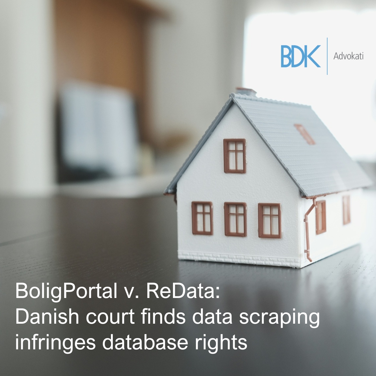 In October 2025, the Danish Maritime and Commercial Court held that ReData infringed BoligPortal’s 𝘴𝘶𝘪 𝘨𝘦𝘯𝘦𝘳𝘪𝘴 database rights by scraping data from BoligPortal’s website and making it available to the public: bdkadvokati.com/boligportal-v-…