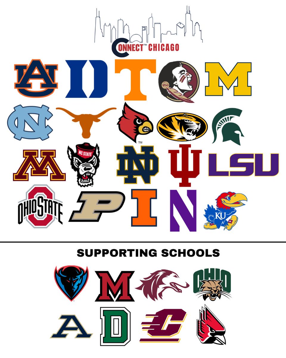 DDSBandEvents's tweet photo. Updated school lists for all 3 camps 👀
📍 Kansas City
📍 Chicago
📍 Atlanta
Mark your calendars because you won't want to miss these events!
#ConnectCamps #DiamondDirection #ConnectKC #ConnectCHI #ConnectATL #NCAASoftball #Recruiting https://t.co/8cUaqXYkLA