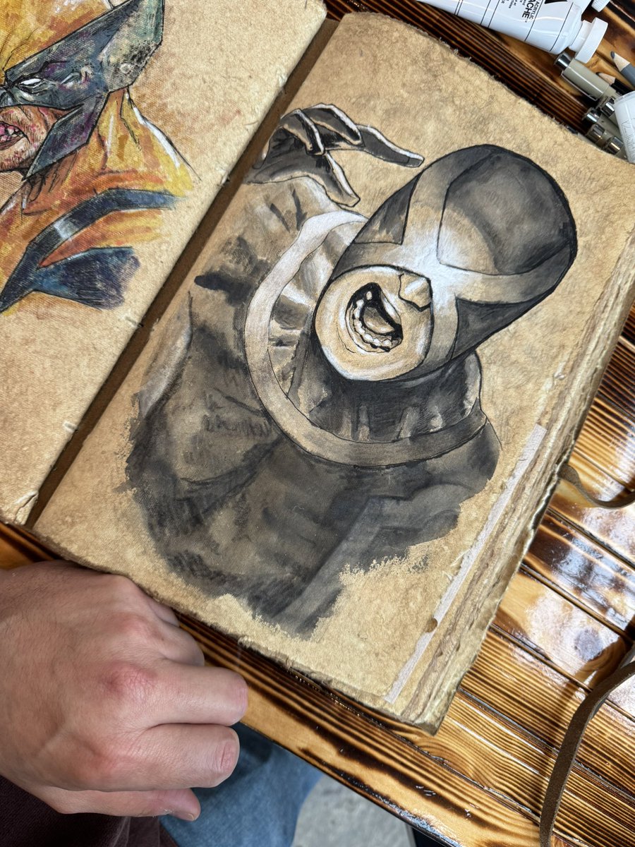 KandzerDesign's tweet image. Morning Sketchin’

WIP…At @DeepBrew painting this morning. They have good coffee and AMAZING breakfast food! Join me!

#comicsart #Cyclops #xmen #art #NoAI #sketch