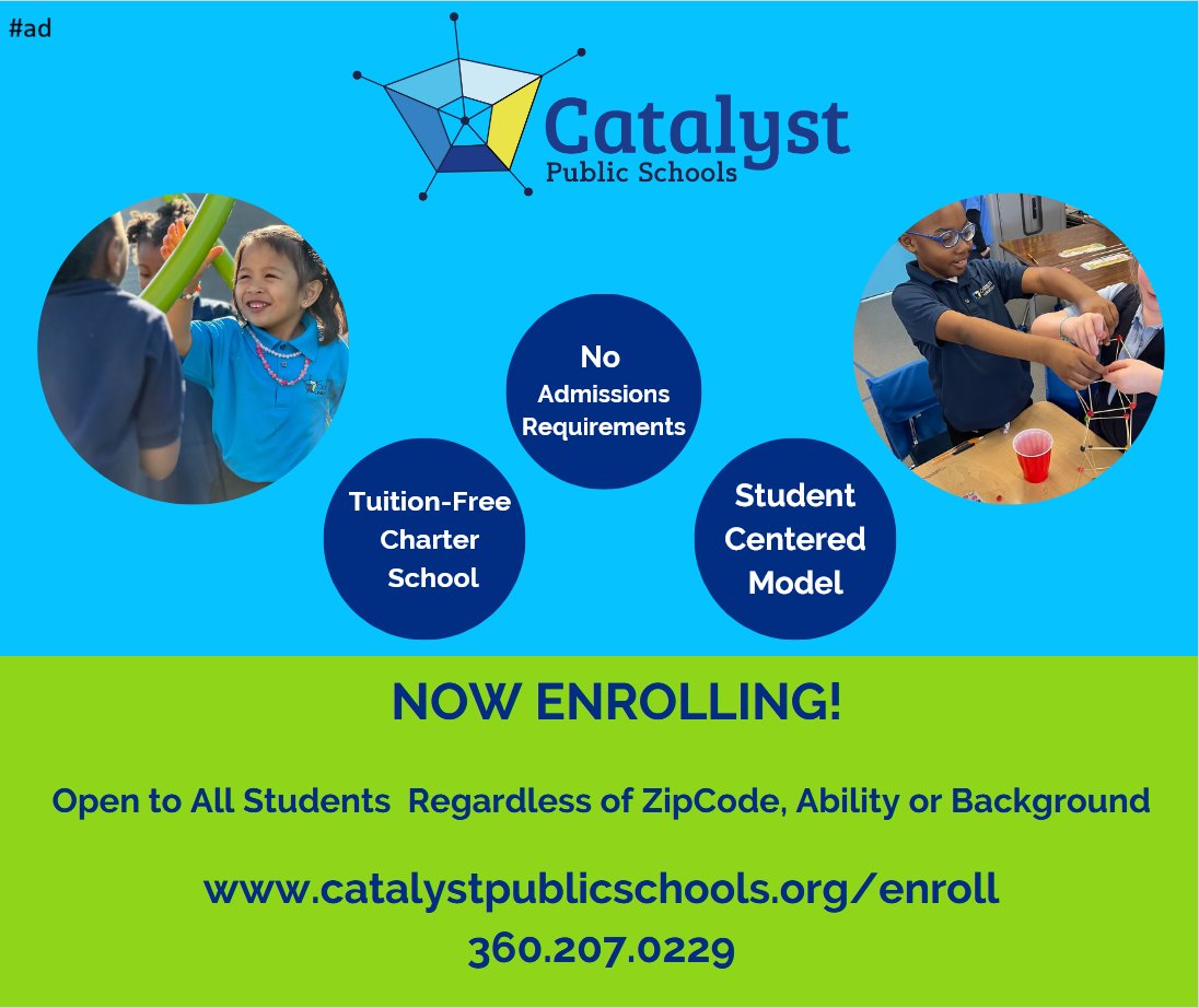 #ad   ✨ Now Enrolling grades K-11 at Catalyst Public Schools! ✨

💡 What families love about Catalyst:
✔️ Tuition-free charter school
✔️ No admissions requirements
✔️ Student-centered, hands-on learning

Enrollment is open now!
👉 Learn more and apply at catalystpublicschools.org/enroll