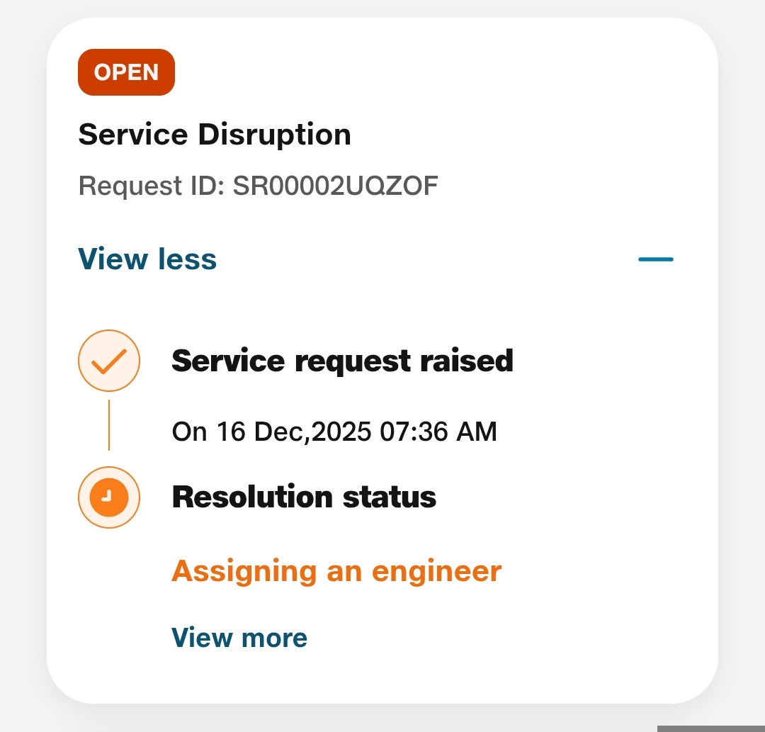 itzme_antony's tweet photo. @JioCare @reliancejio 
Another Issue in this three month
. Raised 3 days ago still not even assigned. Asked me slot today morning no one showed up ... Worst service by JioFiber team again https://t.co/ZPeP3iOo67