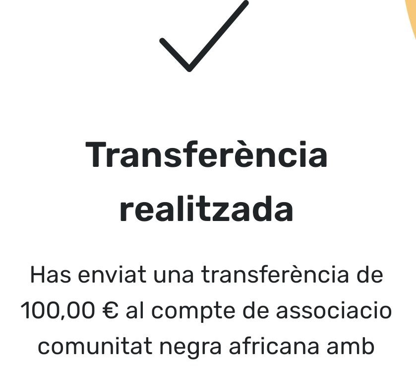 Nosaltres ja hem fet una petita aportació a la Caixa de Resistència que ha obert el <a href="/CnaaeB/">CNAACAT</a> per donar suport a les persones desnonades ahir a Badalona. Solidaritat ✊🏿❤🖤