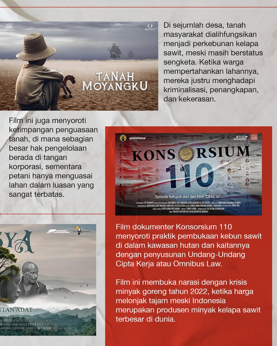 Prabowo menyatakan bahwa kelapa sawit adalah komoditas strategis dan aset penting bagi Indonesia, sehingga semua pihak diminta menjaga perkebunan sawit tersebut.

Kendati demikian, film-film ini membuka wajah yang sebenarnya dari industri sawit.

#Watchdoc #Deforestasi