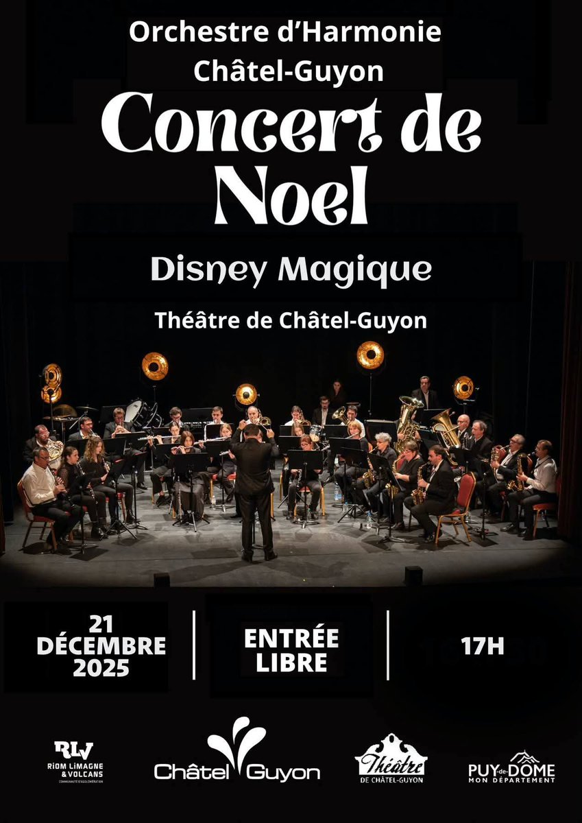 Chatel_Guyon's tweet photo. 🚂 Exposition Playmobil tout le week-end - avenue Baraduc &amp; galeries du Parc thermal
🎵 Concert "Disney Magique" par L'orchestre d'harmonie - dimanche 17h au Théâtre - ENTRÉE LIBRE
Venez nombreux ! 🎉 #NoëlChâtelGuyon #Auvergne https://t.co/CXLqvHiaYi
