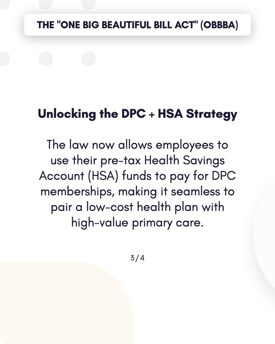 FindMyDirectDoc's tweet image. 🤯 Stop accepting rising healthcare premiums as an unavoidable cost of doing business. A new federal law has created a strategic pathway to finally control your largest operational expense after payroll 🤝