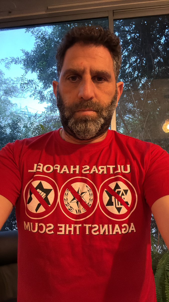 YossiMarshak's tweet photo. כל אוהדי הפועל תל אביב מגיעים למשחק הקרוב בשבת עם החולצה הזאת. https://t.co/EvBF95Q5XQ