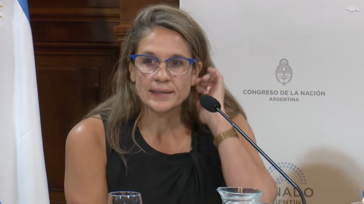🚨 Ahora, en la reunión plenaria de las comisiones de Ambiente y Minería del <a href="/SenadoArgentina/">Senado Argentina</a> , nuestra directora ejecutiva <a href="/eugetesta/">Eugenia Testa</a>  advirtió que en solo dos días se pretende dictaminar la reforma de la Ley de Glaciares, cuando su sanción llevó más de un año de debate. 👇
