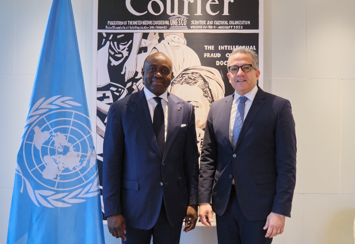 Dans le cadre de ses rencontres avec les Ambassadeurs de bonne volonté de l’UNESCO, le <a href="/UNESCO_DG/">Khaled El-Enany</a> a rencontré Ibrahim Magassa, Ambassadeur de bonne volonté pour la Priorité Afrique.

Ils ont échangé sur le renforcement de l’action de l'<a href="/UNESCO_fr/">UNESCO en français</a> en Afrique, notamment en matière