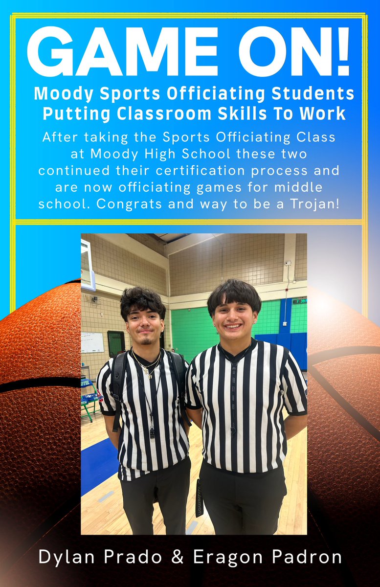 CoachWaddill's tweet photo. Moody sports officiating class putting skills to work! Great job guys and way to set the tone for this class!
@CCISDAthletics https://t.co/P7l3gtSRST