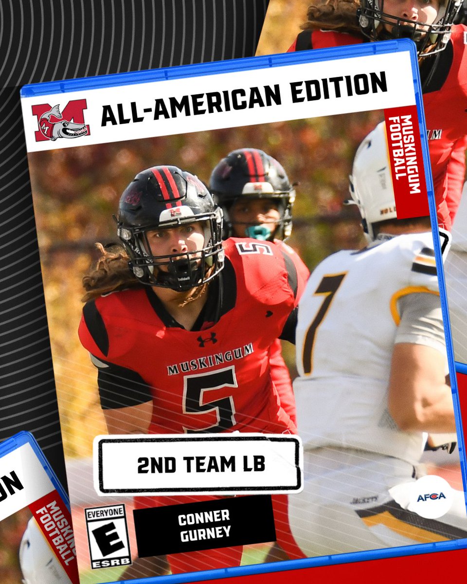 Congrats to Senior LB Conner Gurney on being named to the AFCA D3 All-American Team!  Conner is the 1st Muskie to earn All-American honors since 2019!  #DefendTheM #TogetherInFAITH