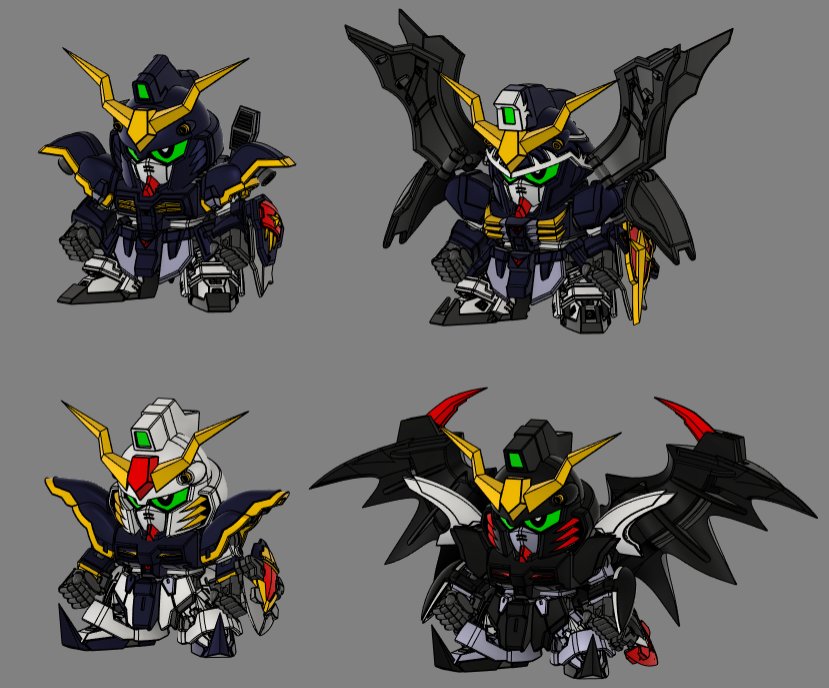 amitotari0316's tweet image. デスサイズ4種