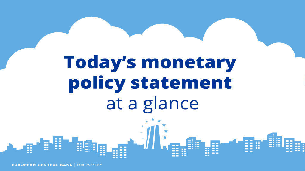 ecb's tweet image. Today we kept our key interest rates unchanged.

We did this because inflation is on track to settle around our 2% target.

Read more about our decisions ecb.europa.eu/press/press_co…