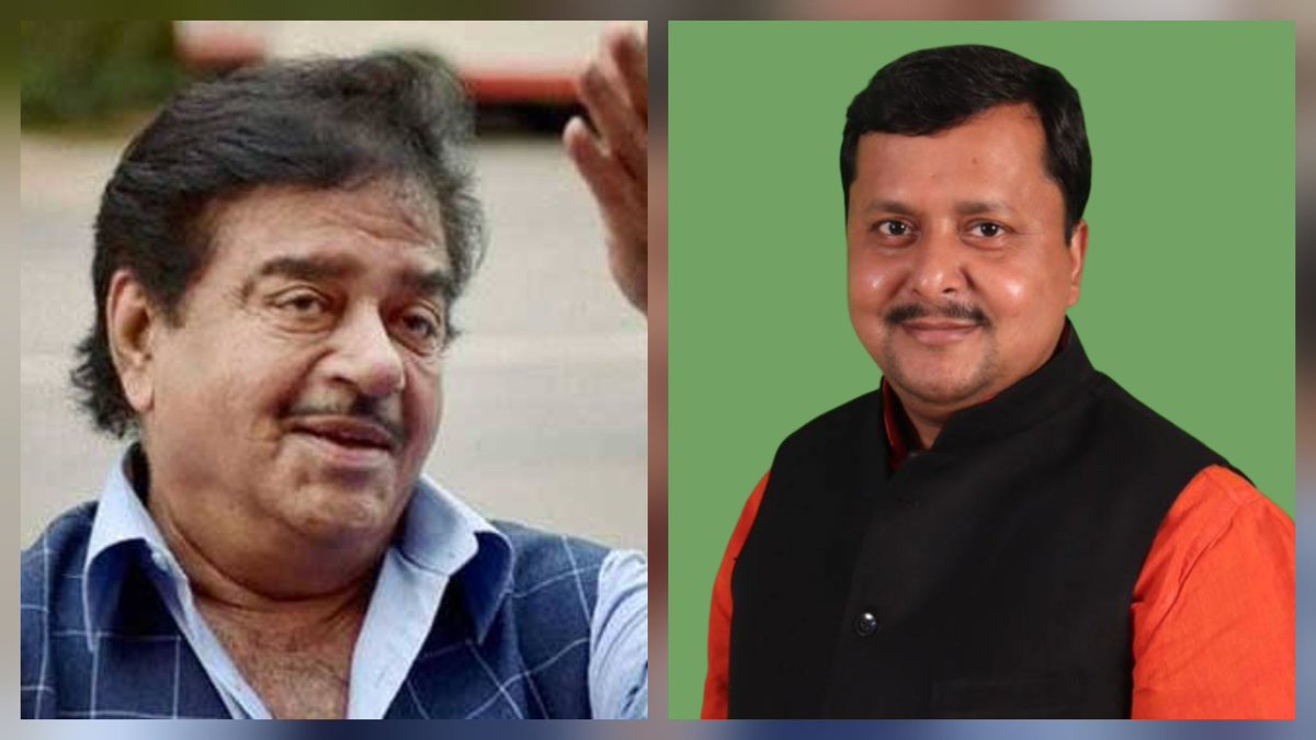 souravreporter2's tweet photo. पटना के रहने वाले शत्रुघ्न सिन्हा बंगाल में कायस्थों  के साथ-साथ सिनेमा वर्ग के बहुत ही पॉपुलर नेता हैं और बंगाल चुनाव से पहले BJP पटना के ही रहने वाले कायस्थ समाज के नितिन नबीन को बड़ी ज़िम्मेदारी सौंपी है...शत्रुघ्न सिन्हा को रोकने के लिए नितिन नबीन क्या-कुछ करते हैं...वो देखना होगा! #NitinNabin #BJP