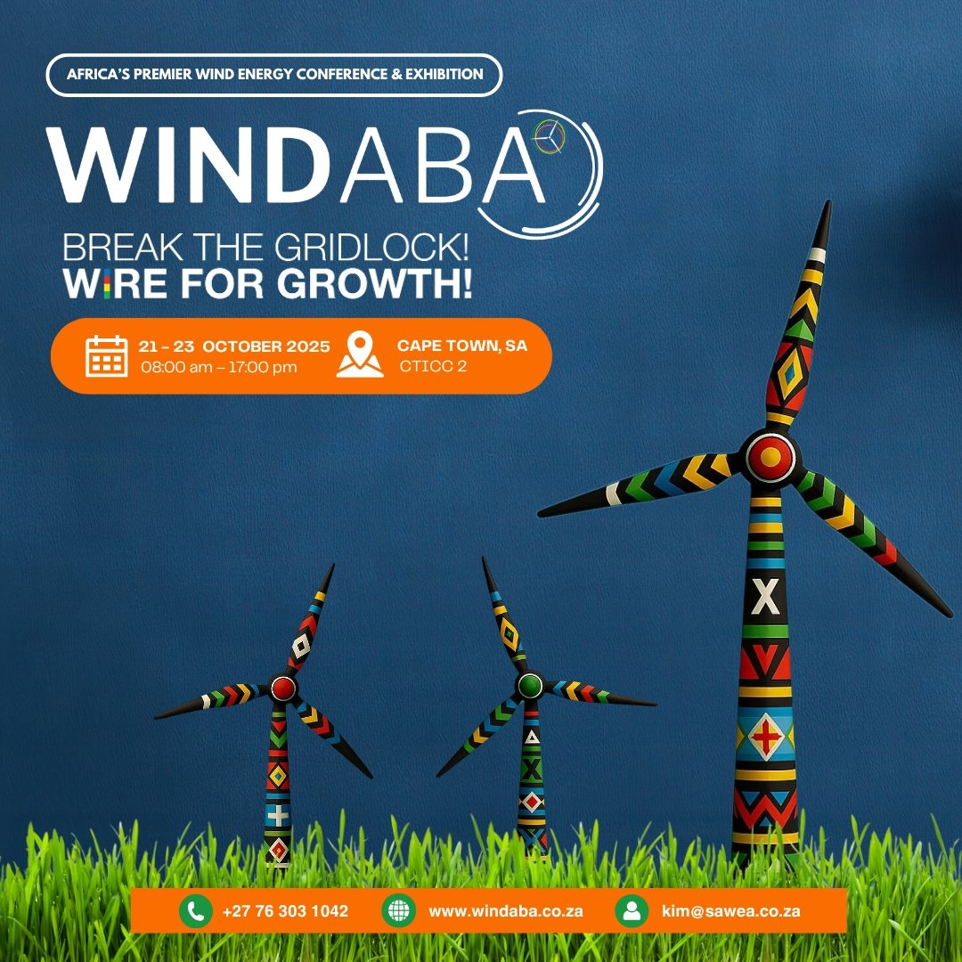 Windaba: A Proud <a href="/_sawea/">SAWEA</a> Initiative Driving South Africa’s Wind-Energy Future

Windaba stands as more than a conference; it is a flagship initiative of the South African Wind Energy Association (SAWEA), built on the Association’s long-standing commitment to advancing the wind