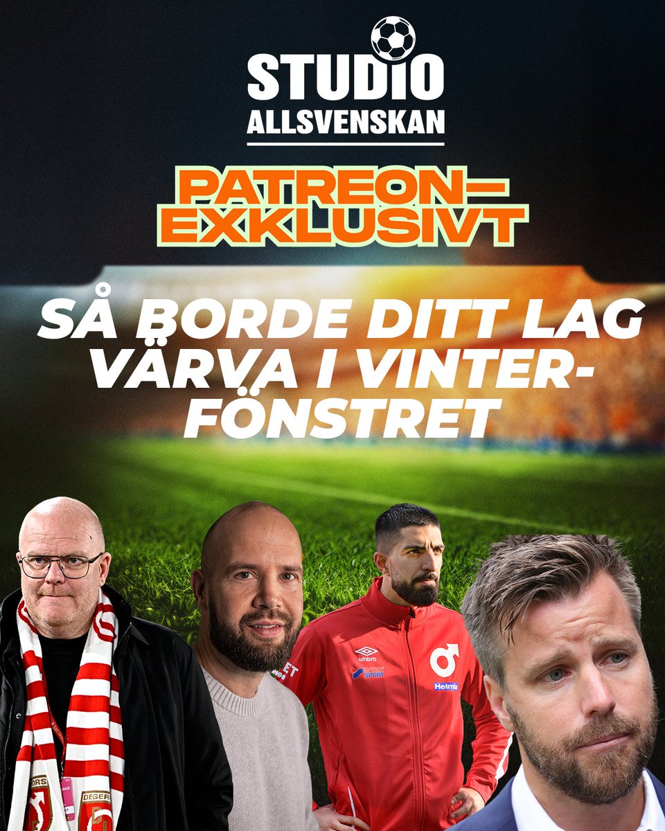 I dagens Daily Show är det dags att gå igenom de fyra återstående – AIK, Örgryte, Degerfors och BP!

Vilken spelartyp behöver de värva akut nu i vinter?

Avsnittet finns ute på Patreon: patreon.com/c/studioallsve…

Foto: AIK &amp; TT
