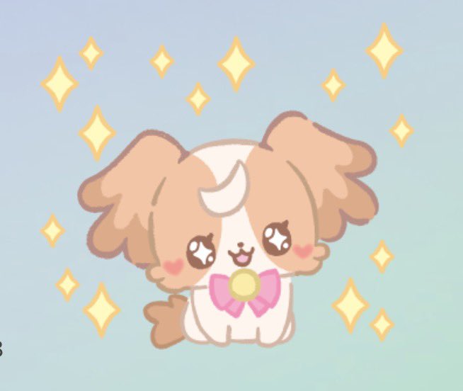 こむぎのスタンプかわいすぎる