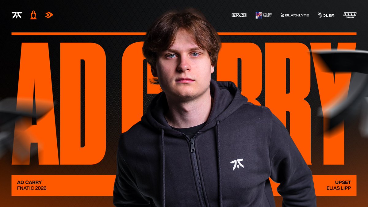 FNATIC's tweet image. He's back.

Happy to announce @LoL_Upset has re-signed as our AD Carry for 2026!