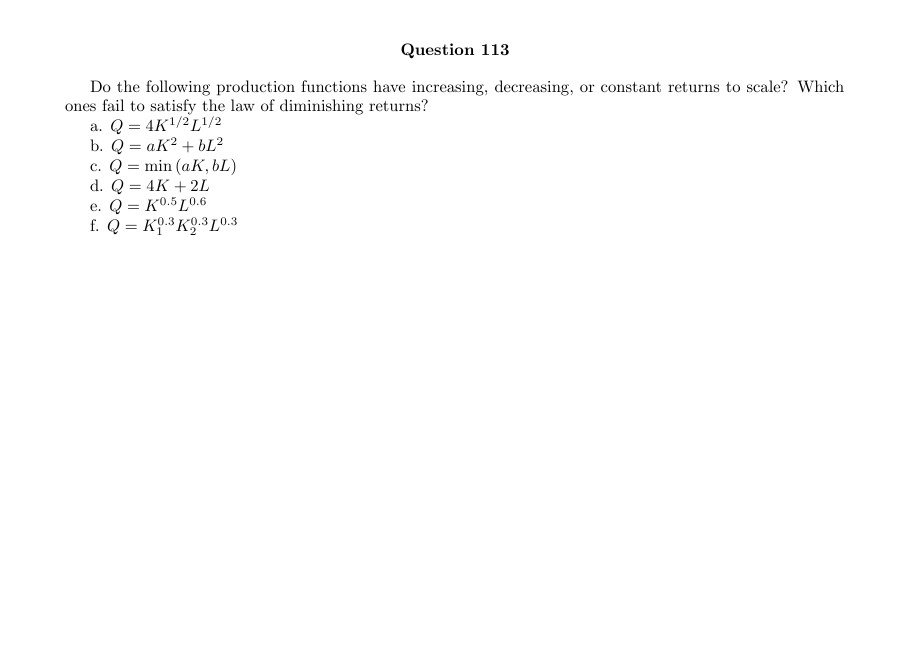 econqueenn's tweet photo. Analyzing 6 different production functions to master 'Returns to Scale' and the 'Law of Diminishing Returns'.

Fully accessible and silent tutorial. 
Watch here: [https://t.co/bmxUGaZChF]

#EconTwitter #Economics #StudyWithMe #AccessibleEducation #Microeconomics #ReturnsToScale https://t.co/KTE4PYnQf7