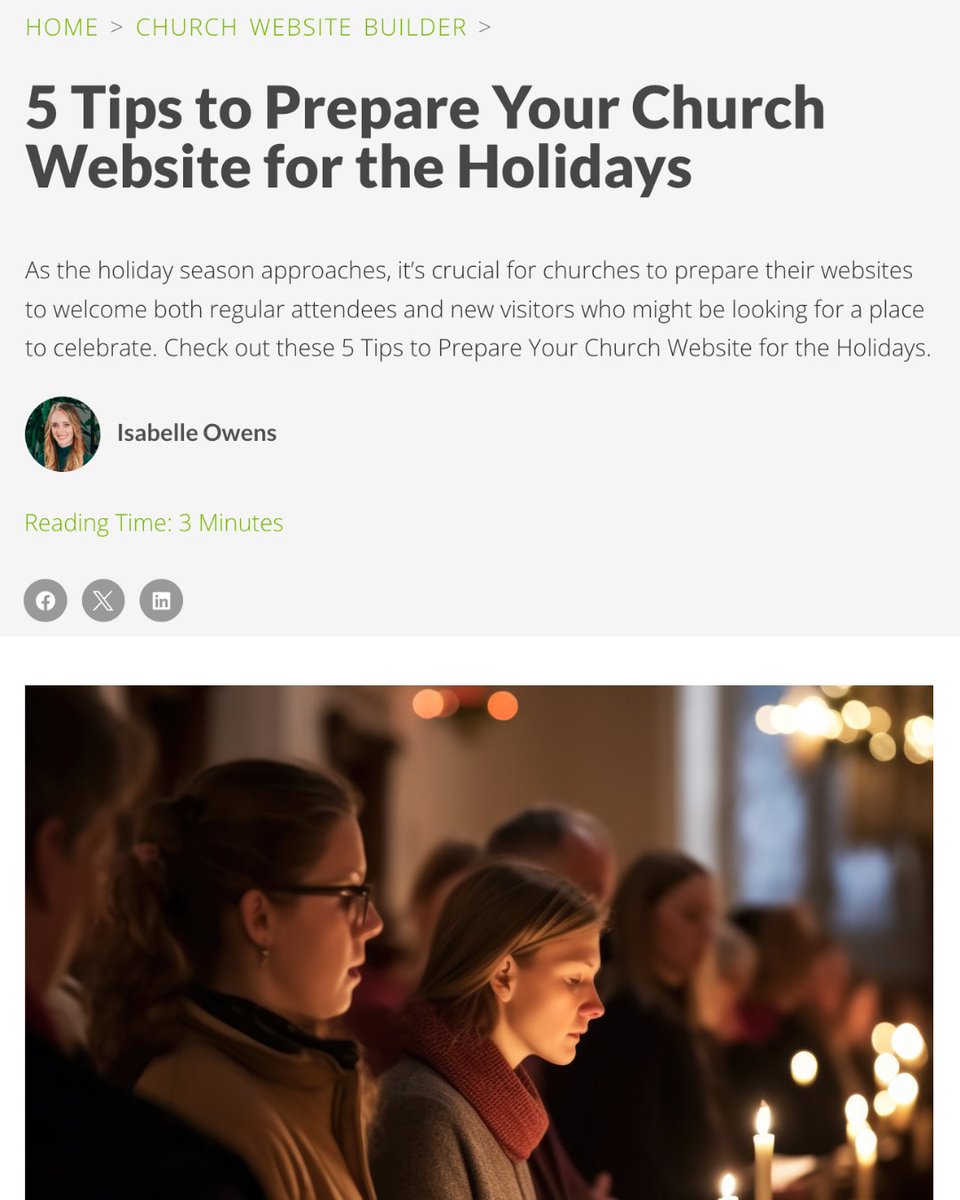 ChurchSpring's tweet image. Your church website can welcome guests searching for peace this Christmas. Even small updates make a real difference. 

Check out more tips to prepare your church website for the holidays → churchspring.com/blog/5-tips-to… 

#ChurchWebsite #ChurchFamily #MinistryCare #ChristmasSeason