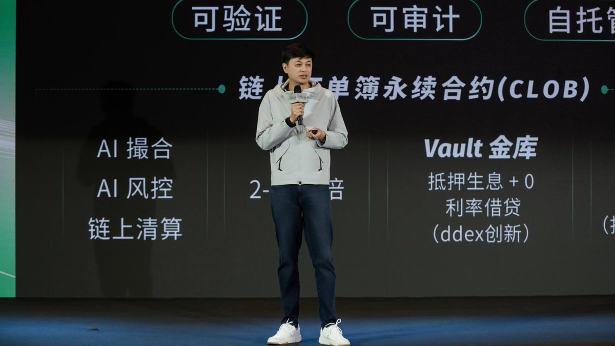 DDEX_CN's tweet photo. DDEX 香港活动圆满成功!🇭🇰
衷心感谢 100+ 位 DDEX 家人齐聚香港!我们深知这并不容易。这股强大的能量,正是 DDEX 团队与社区携手共建的成果。🤝
特别感谢 @renchong007 的精彩分享,向大家介绍了 #DDEX 如何降低 Web3 的参与门槛:
📧 邮箱登录:降低使用门槛,让 Web3 像 Web2 一样简单
🔗 完全链上:实现 100% 透明度,让你的资产更安心、更可靠。
感谢每一位参与者。让我们继续携手共建,稳步向前!🚀