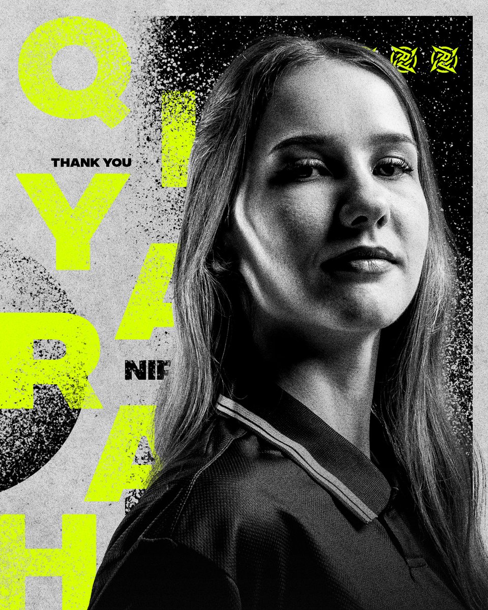 NIPCS's tweet photo. Qiyarah has been with us since January 2023. Nearly three years of watching her absolutely tear it up in the server.

The aces just kept coming. Round after round, match after match, she showed up and delivered. As a rifler, she was the kind of player that could take over a game when it mattered. Opposing teams knew they had to account for her, and even when they did, she still found ways to break through.

She's also one half of our "twinjas" and having them both here made this team something special.

Three years is a long time in esports. She gave us so many moments worth remembering and showed what it means to be a top-tier player in this scene.

Thank you for everything, Qiyarah. 💚

📸 @professeur_CS