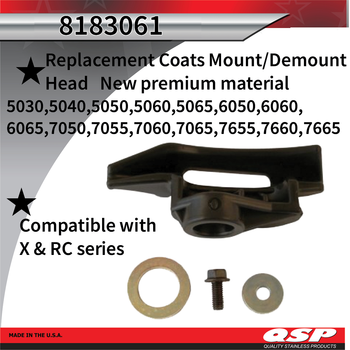 QualStainlessPr's tweet photo. 8183061
Replacement Coats Mount/Demount Head   New premium material  5030,5040,5050,5060,5065,6050,6060,6065,   7050,7055,7060,7065,7655,7660,7665 Compatible with X &amp; RC series
https://t.co/xIKPqFuwna https://t.co/bu4FkCCocK