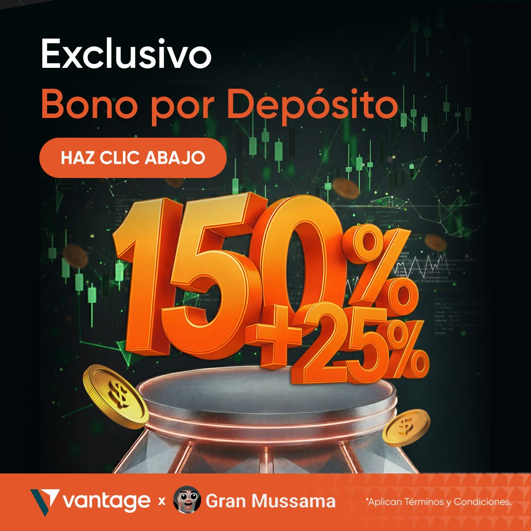 criptomussama's tweet image. 🚀REGALO de NAVIDAD!: Os he conseguido un 150% de BONO por depósito en el Broker Vantage 🚀

No son bonos cualquiera. Se consumen ANTES que tu capital😃 Depositando $50 consigues INSTANTÁNEAMENTE $75 de bono.

Ventajas de esta plataforma:
✅ Podéis depositar hasta 2000$ sin KYC…