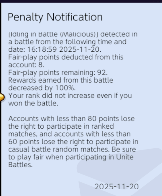 i didnt even play any games on 11-20 i wonder what this could be.