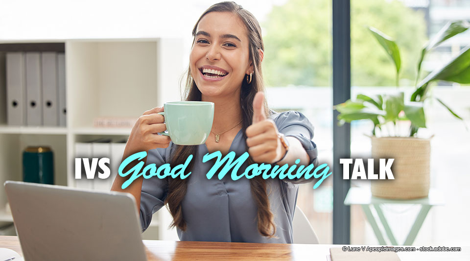 IVSZeit's tweet image. IVS Good Morning TALK.
Starten Sie mit frischen Impulsen in den Tag.

👉 Erfahren Sie mehr über den Link in der Bio

#mehralsZeiterfassung #einfachZeiterfassung #mehrZeitfürsWesentliche #sicheristsicher #nochsicherererer #ZEUS #IVSTeam