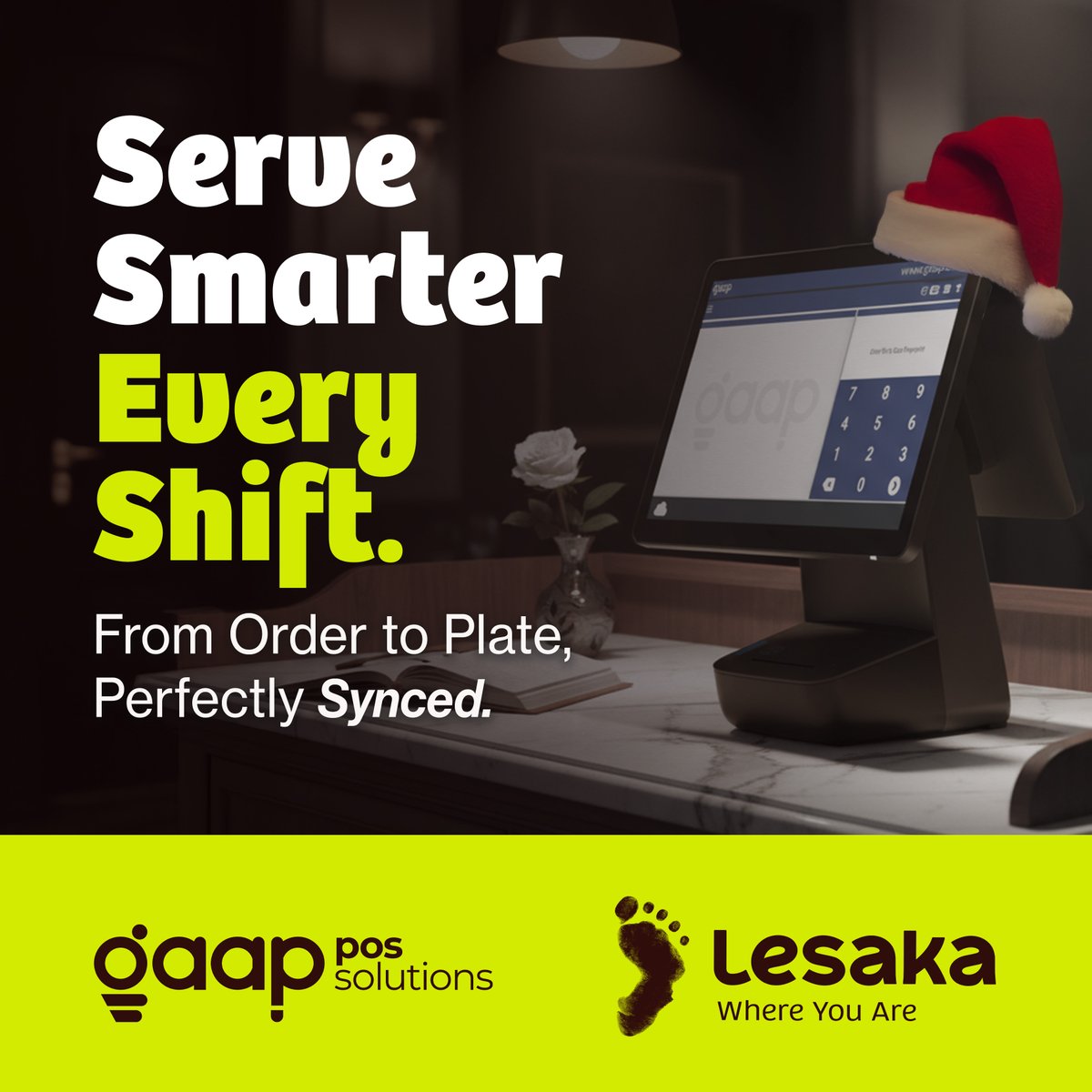 Power your service with POS Solutions that keep every shift running smooth.

Learn more: gaap.co.za
#lesaka #whereyouare #pointofsale #solutions #restaurant #hospitality #innovation #technology #POS #cloudbased
