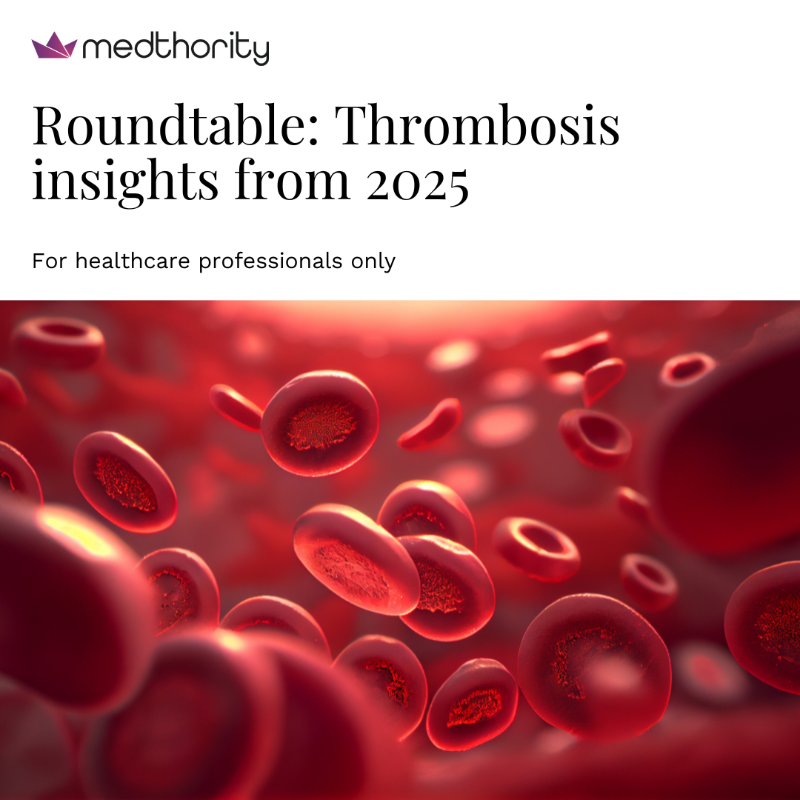 Medthority's tweet photo. Are you up to date on the standout thrombosis trial data from 2025? Watch our on-demand roundtable discussion with Geoffrey Barnes, Marc Carrier, Edelgard Lindhoff-Last, and Marco Proietti for practical tips on applying the latest trial results to real-world patient care