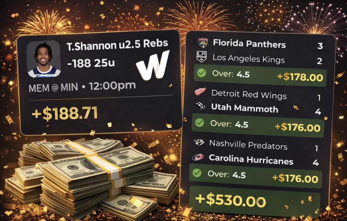 NICE PROFIT ON A WEDNESDAY 4 the VIP

HOPEFULLY EVERYONE HAD A PROFITABLE DAY

IF NOT USE LINK ⬇️ &amp; JOIN THE WINNING TEAM

DAILY PROFIT FOR JUST $10 a WEEK

winible.com/checkout/14941…

<a href="/DoctorsportsHQ/">HEATER CAPPER 🔥</a> #vip #profit #WINNER #Gambling𝕏 #gambling #Parlay #fypage #fyp #fypviraltwitter