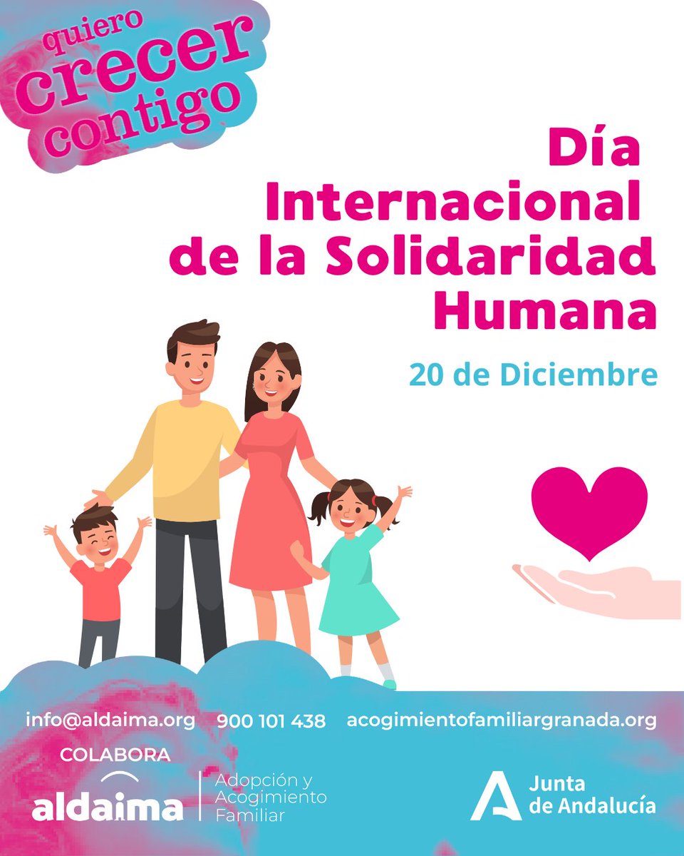 La solidaridad transforma vidas. Cada gesto de apoyo, cada abrazo, cada hogar que se abre a un menor que lo necesita, cambia su historia.

En Aldaima creemos en una sociedad donde nadie quede atrás, y donde la empatía sea un puente hacia un futuro mejor para todas las infancias.