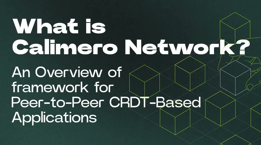 Excited to launch our first blog post in a new series! 🚀

Get a holistic view of all the tooling and general concepts!

Read it here: calimero.network/blog/what-is-c….

TLDR in the thread. 🧵
More coming soon 👀