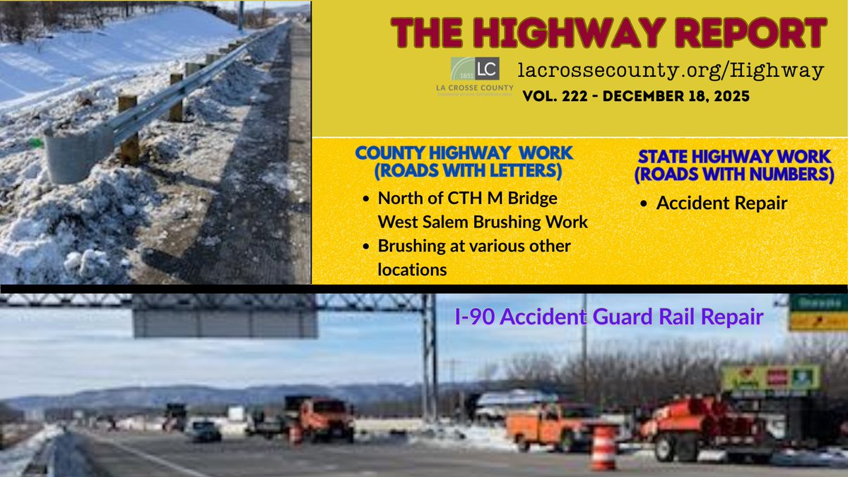 Our plans for next week.  The office is closed Dec. 24th and 25th.