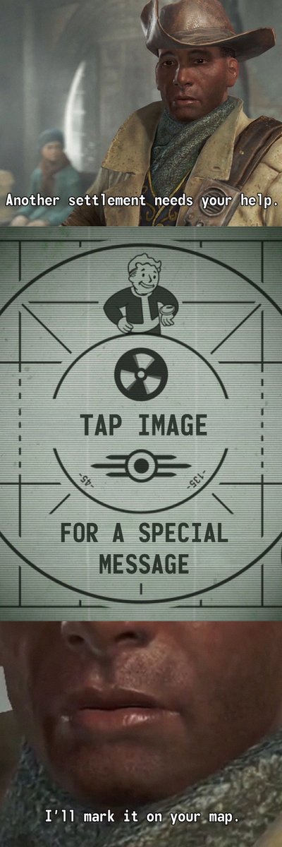 Tap the image for a special Fallout 4: Anniversary Edition message