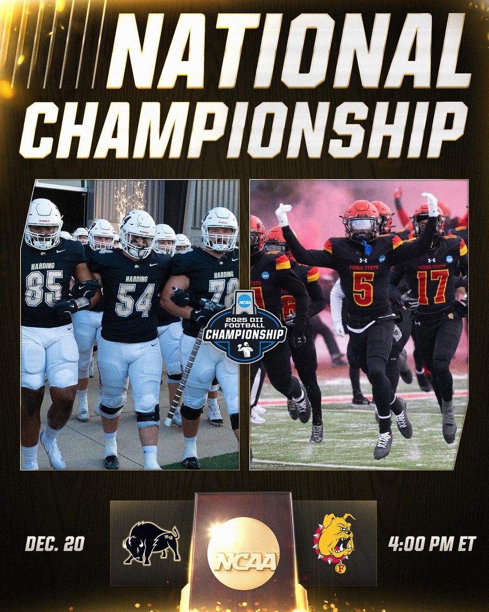 NCAADII's tweet image. Ready for Saturday 🏈🏆

#MakeItYours | #D2FB