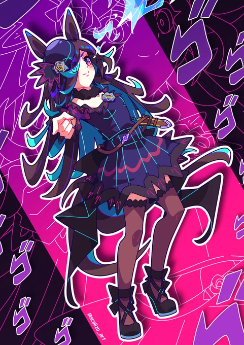 i got commission slots open!! #VGenOpen i can draw almost anything (especially in cool or cute ways) so feel free to submit artwork requests that you'd want to see in my style also, all umamusume requests get a 20% discount!