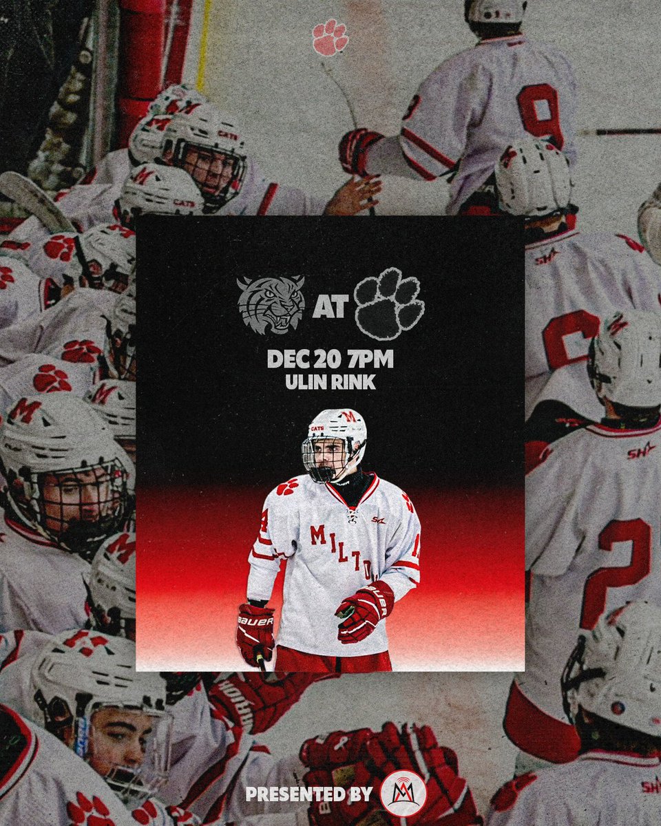 MiltonAccessTV's tweet image. PACK THE CAGE. 

Boys Hockey takes the ice for a HUGE tilt with Weymouth TOMORROW night. Puck drops at 7pm

Catch the action at the U or LIVE on MATV.

Photos: SoNick Films

#Milton #MiltonMa #MiltonMass #HighSchoolSports